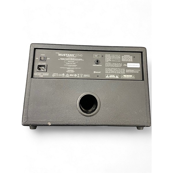 Used Fender Mustang GT 40 40W 2X6.5 Guitar Combo Amp