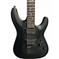 Used Schecter Guitar Research Damien 6 Black Solid Body Electric Guitar