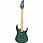 Used Ibanez RG652AHM-NGB Nebula Green Burst Solid Body Electric Guitar thumbnail