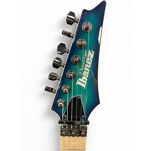 Used Ibanez RG652AHM-NGB Nebula Green Burst Solid Body Electric Guitar
