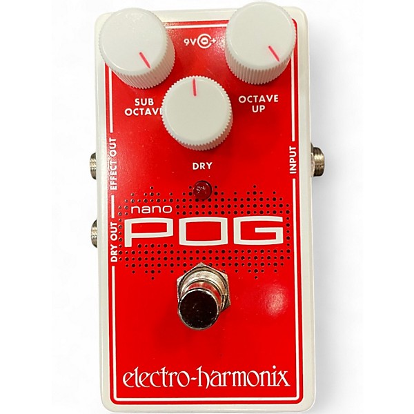 Used Electro-Harmonix Nano POG Polyphonic Octave Generator Effect Pedal