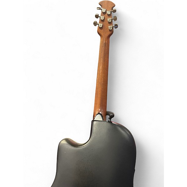 Used Ovation 1860 custom balladeer Natural Acoustic Electric Guitar