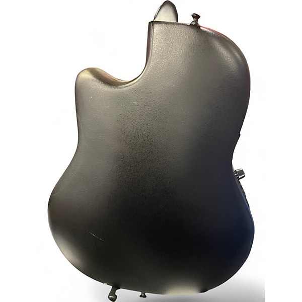 Used Ovation 1860 custom balladeer Natural Acoustic Electric Guitar