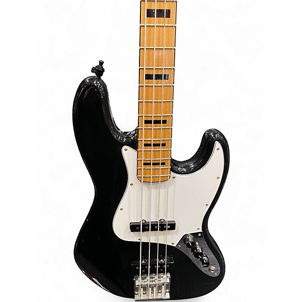 Used Fender Geddy Lee Signature Jazz Bass Black Electric Bass Guitar