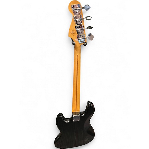 Used Fender Geddy Lee Signature Jazz Bass Black Electric Bass Guitar