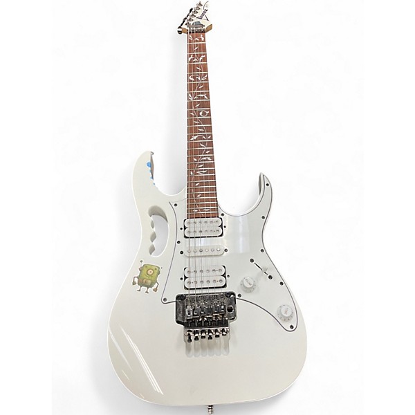 Used Ibanez JEMJR white Solid Body Electric Guitar