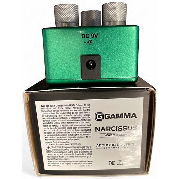 Used GAMMA NARCISSUS Effect Pedal
