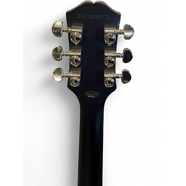 Used Epiphone Les Paul Traditional Pro IV Black Solid Body Electric Guitar