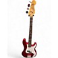 Used Fender MIJ 75TH Anniversary Precision Bass  Candy Apple Red Electric Bass Guitar