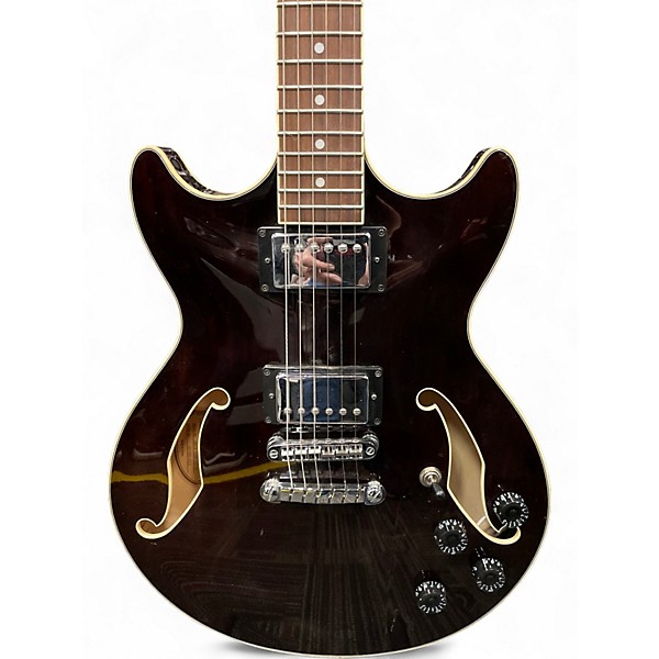 Used Ibanez AM73B Archtop Trans Brown Hollow Body Electric Guitar