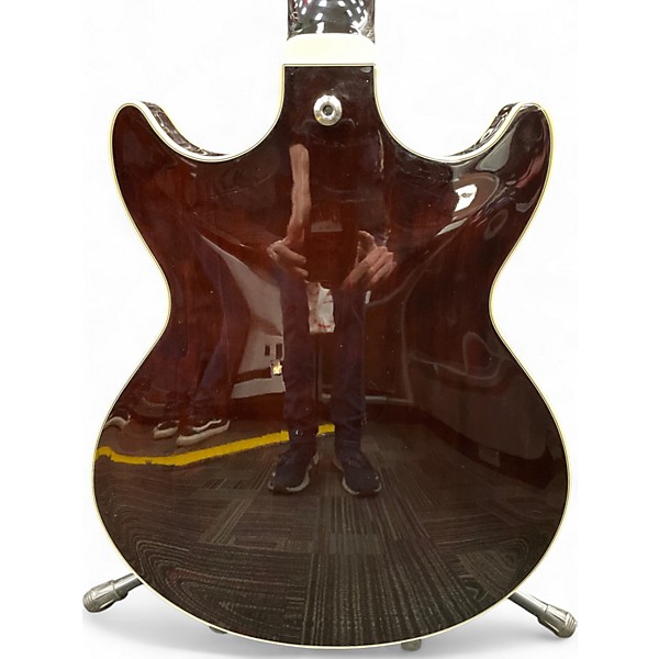 Used Ibanez AM73B Archtop Trans Brown Hollow Body Electric Guitar