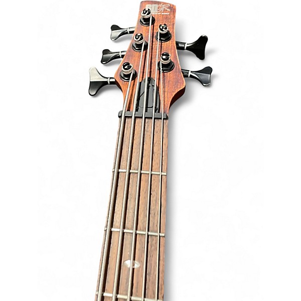 Used 2017 Ibanez SR655 Walnut Electric Bass Guitar