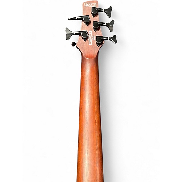 Used 2017 Ibanez SR655 Walnut Electric Bass Guitar