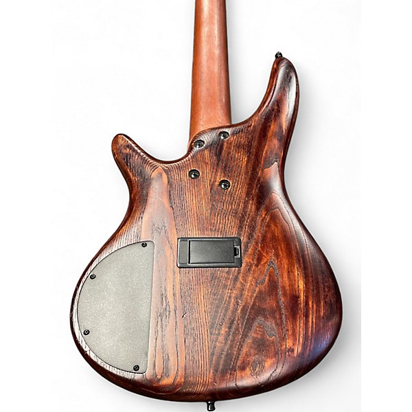 Used 2017 Ibanez SR655 Walnut Electric Bass Guitar