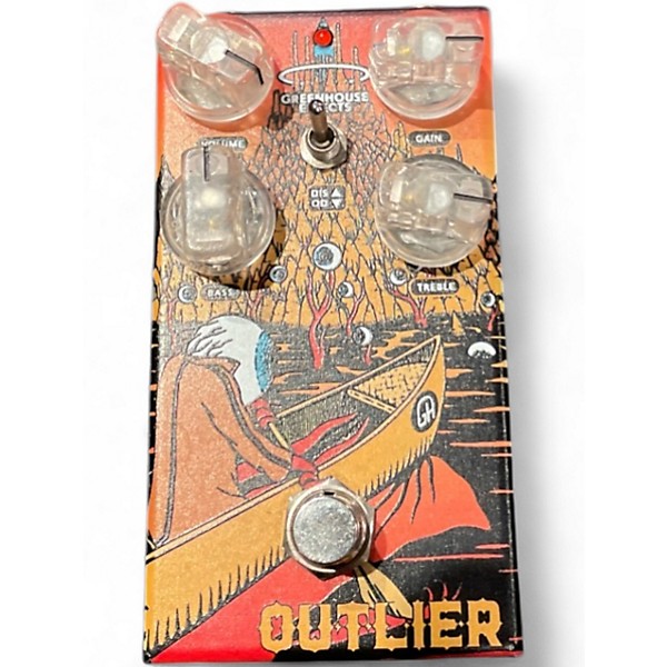 Used 2020s Greenhouse Effects OUTLIER OD/DISTORTION Effect Pedal