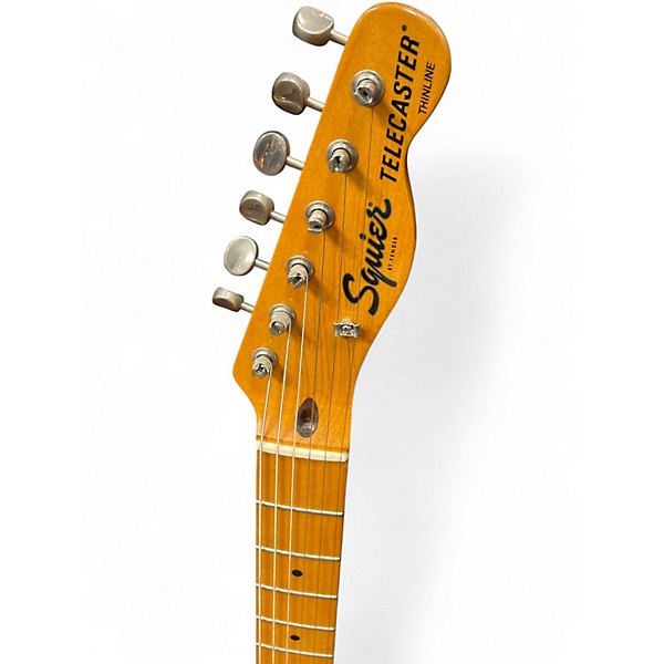 Used Squier Classic Vibe 70s Thinline Telecaster SUNBURST Hollow Body Electric Guitar