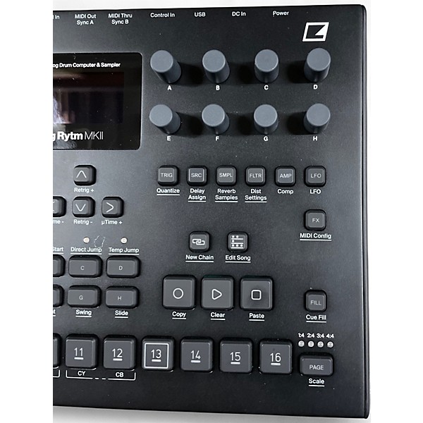 Used Elektron ANALOG RYTM MKII Drum Machine