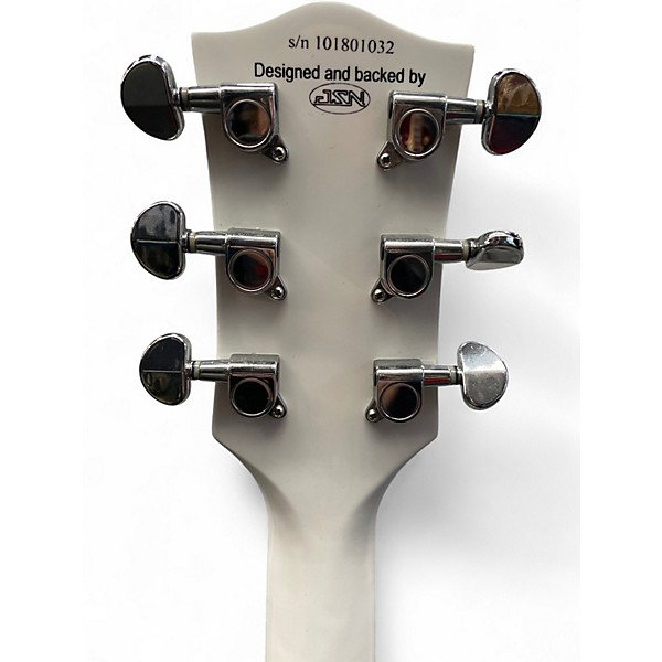 Used Firefly Les Paul Jr Alpine White Solid Body Electric Guitar