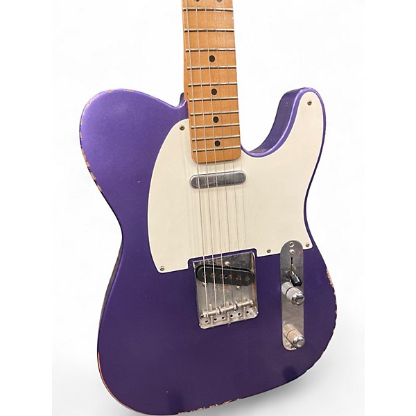 Used Fender Road Worn Player Telecaster Purple Solid Body Electric Guitar