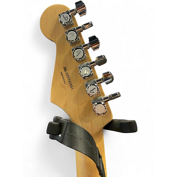 Used 2009 Fender American Deluxe Stratocaster Sunset Metallic Solid Body Electric Guitar