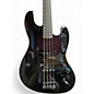 Used Fender Aerodyne Jazz Bass Black Electric Bass Guitar
