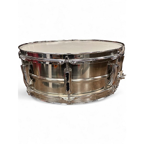 Used Pearl 5.5X14 Sensitone Snare brushed steel Drum