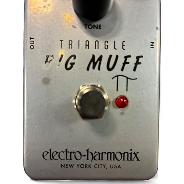 Used Electro-Harmonix Big Muff Triangle Pi Distortion Effect Pedal