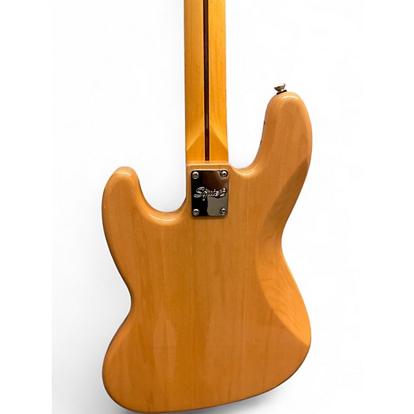 Used Squier Classic Vibe 70s Jazz Bass Natural Electric Bass Guitar