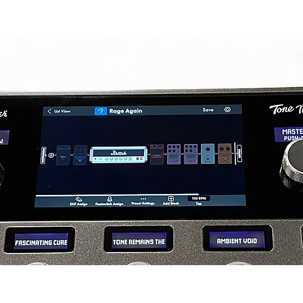 Used Fender Tone Master Pro with Expression Pedal` Effect Processor