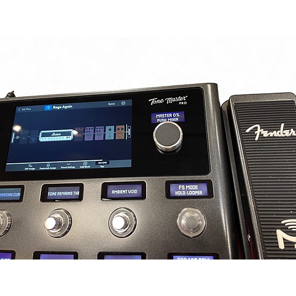 Used Fender Tone Master Pro with Expression Pedal` Effect Processor