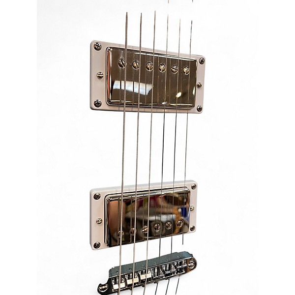 Used Squier Paranormal Troublemaker Telecaster Deluxe Ice Blue Solid Body Electric Guitar