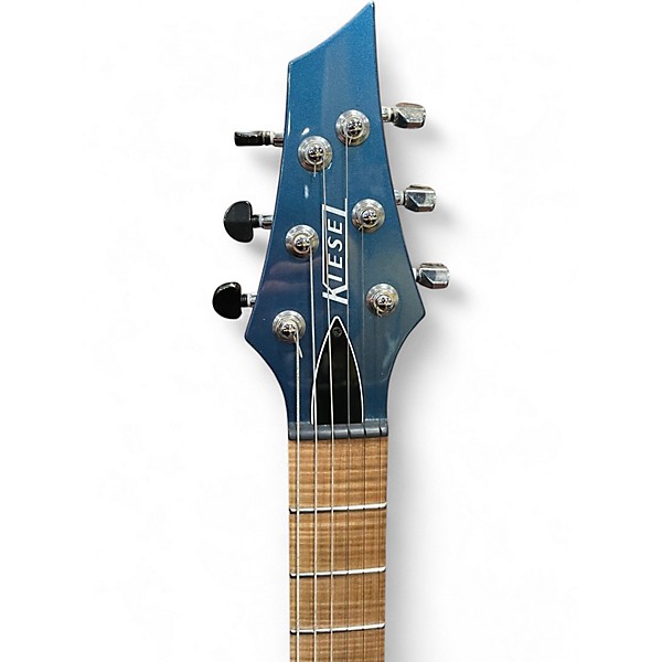 Used Kiesel SCB6 Blue Sapphire Solid Body Electric Guitar