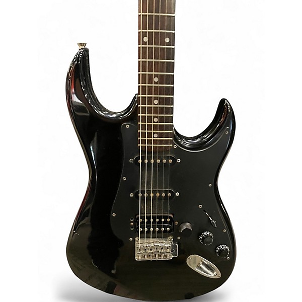 Used Tanara S Style Black Solid Body Electric Guitar
