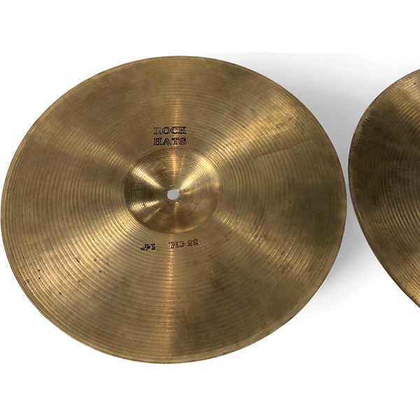 Used SABIAN 14in AA Rock Hi Hat Pair Cymbal