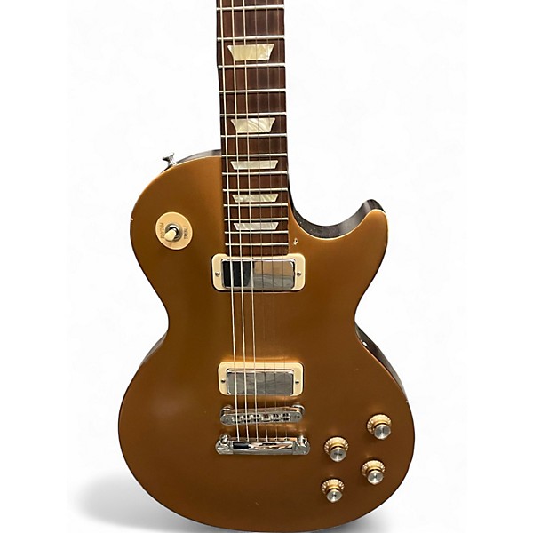 Used Gibson LES PAUL 70S TRIBUTE MINI HUMBUCKER Gold Top Solid Body Electric Guitar