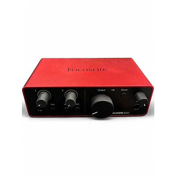 Used Focusrite Scarlett Solo Audio Interface
