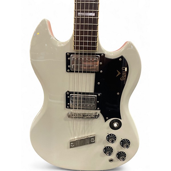 Used Guild Polara Deluxe White Solid Body Electric Guitar