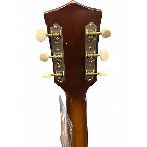 Used 1960s Harmony HOLLYWOOD H39 Brown Sunburst Acoustic Electric Guitar