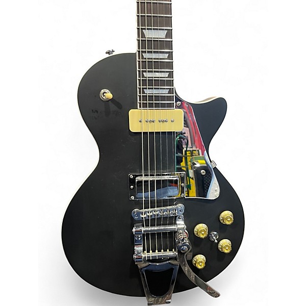 Used Firefly FFLP CLASSIC Black and White Solid Body Electric Guitar