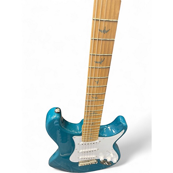 Used PRS SE Silver Sky TEAL Solid Body Electric Guitar