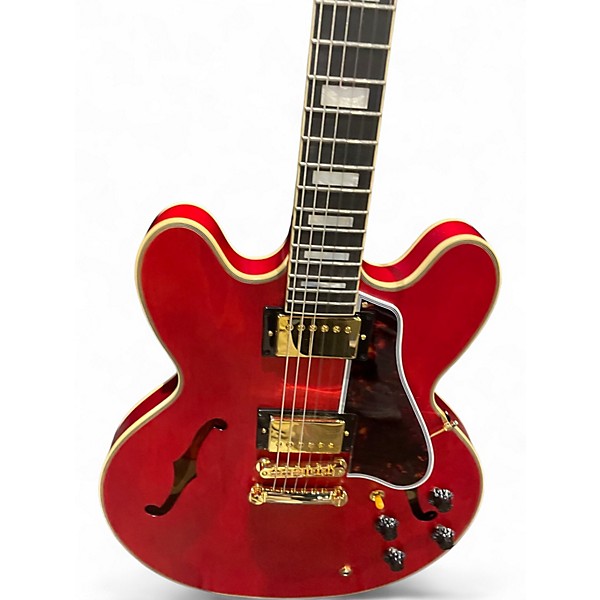 Used Epiphone 1959 ES-355 Inspired by Gibson Cherry Red Hollow Body Electric Guitar