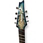 Used Ibanez RGMS7PB Cosmic Blue Starburst Solid Body Electric Guitar