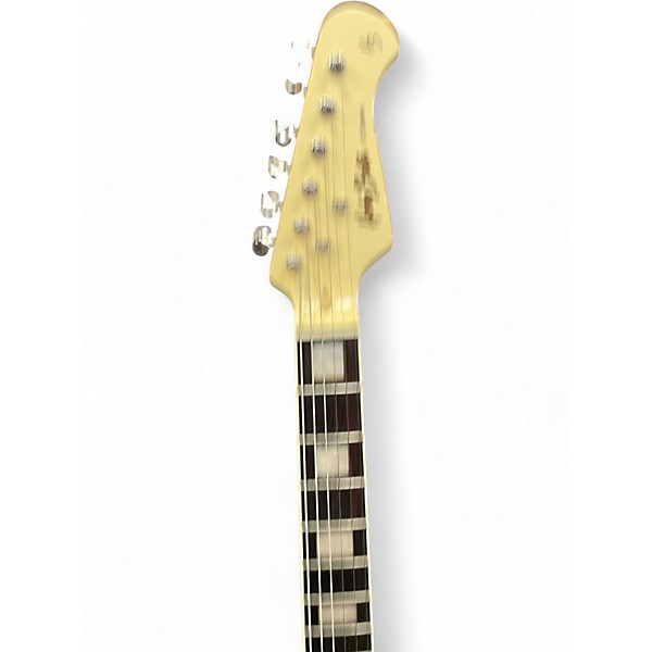 Used Harley Benton JA-60 Cream Solid Body Electric Guitar
