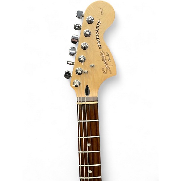 Used Squier Standard Stratocaster Cherry Sunburst Solid Body Electric Guitar