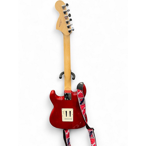 Used Squier Standard Stratocaster Cherry Sunburst Solid Body Electric Guitar