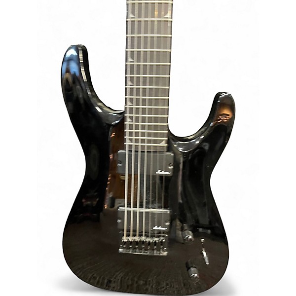 Used Jackson Dinky Arch Top JS22-7 DKA HT BLACK Solid Body Electric Guitar