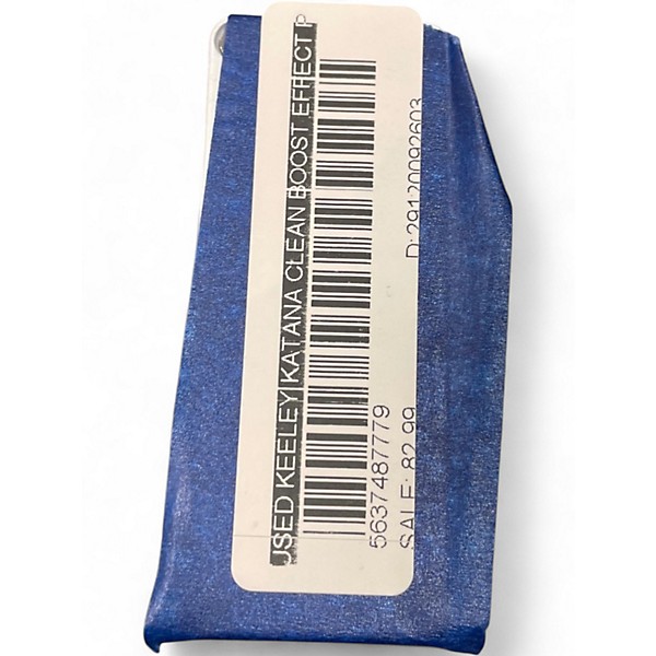 Used Keeley Katana Clean Boost Effect Pedal