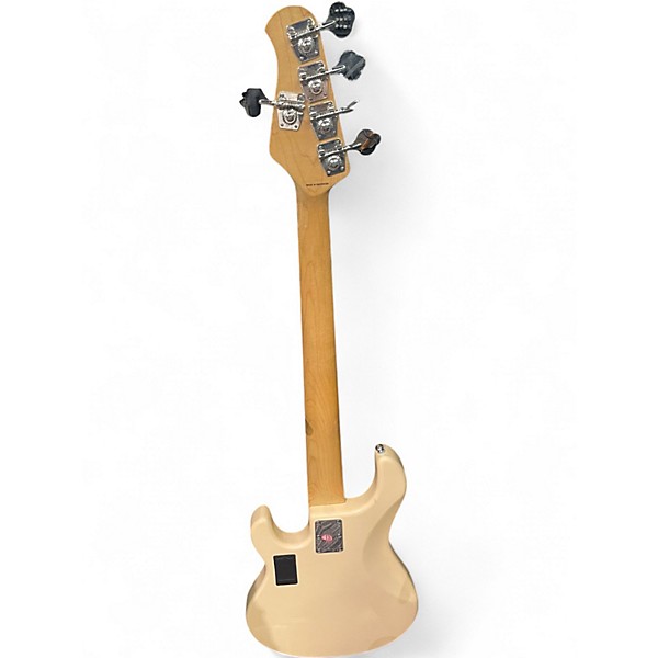 Used Sterling by Music Man Ray5 5 String Cream Electric Bass Guitar