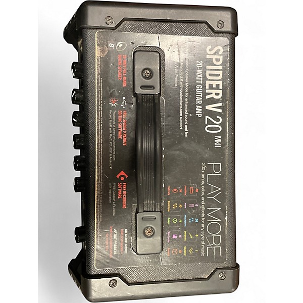 Used Line 6 Spider V 20 MkII 20w 1x8 Guitar Combo Amp