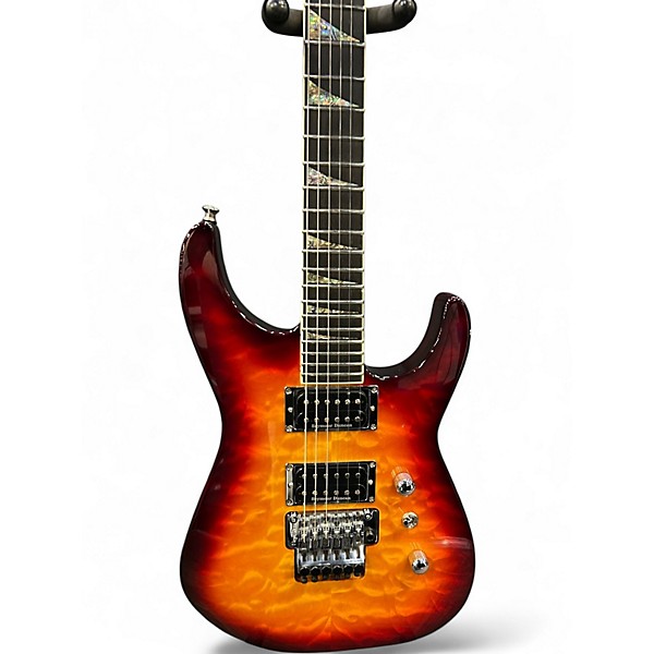 Used Jackson Custom Shop Soloist Burnt Cherry Burst Solid Body Electric Guitar